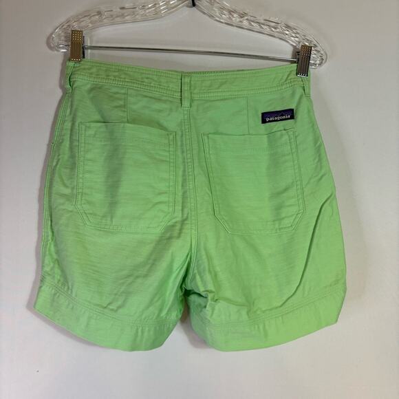 Patagonia Green Organic Cotton Shorts Relaxed Fit Size 6 CC0558 - Picture 3 of 10